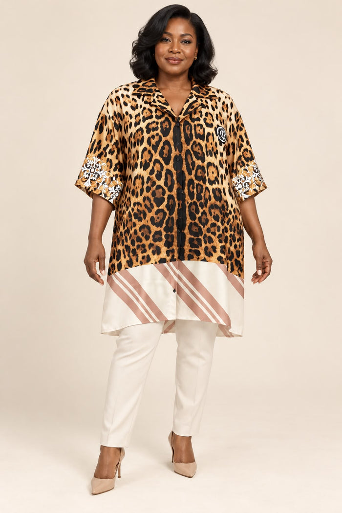 Dolce & Gabbana — Chemise léopard